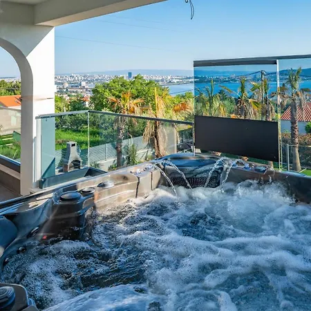 Seaview Stanka With Pool And Attached Jacuzzi * Kastela
